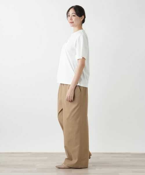 Leilian PLUS HOUSE / レリアンプラスハウス Tシャツ | 猫刺繍クルーネックカットソー【NEMIKA】 | 詳細2