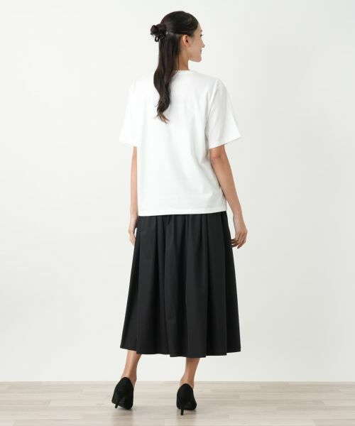 Leilian PLUS HOUSE / レリアンプラスハウス Tシャツ | 【ウォッシャブル】半袖カットソー【NEMIKA】 | 詳細3