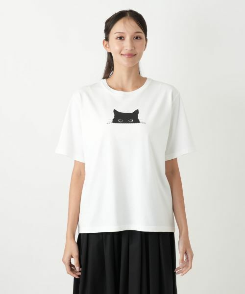 Leilian PLUS HOUSE / レリアンプラスハウス Tシャツ | 【ウォッシャブル】半袖カットソー【NEMIKA】 | 詳細4