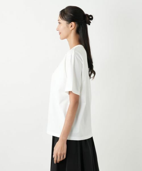 Leilian PLUS HOUSE / レリアンプラスハウス Tシャツ | 【ウォッシャブル】半袖カットソー【NEMIKA】 | 詳細5