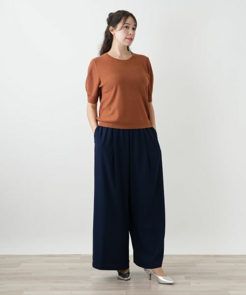 Leilian PLUS HOUSE / レリアンプラスハウス ニット・セーター | スパンコールクルーネックニット【BOURGE】 | 詳細1