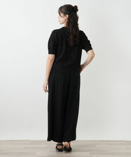 Leilian PLUS HOUSE / レリアンプラスハウス ニット・セーター | スパンコールクルーネックニット【BOURGE】 | 詳細6