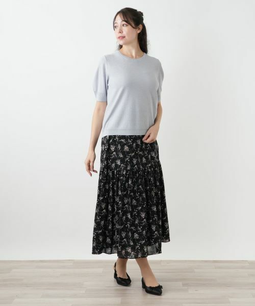 Leilian PLUS HOUSE / レリアンプラスハウス ニット・セーター | スパンコールクルーネックニット【BOURGE】 | 詳細7