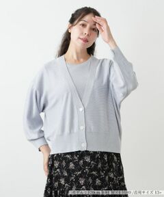 Leilian PLUS HOUSE / レリアンプラスハウス カーディガン・ボレロ | スパンコールカーディガン【BOURGE】
