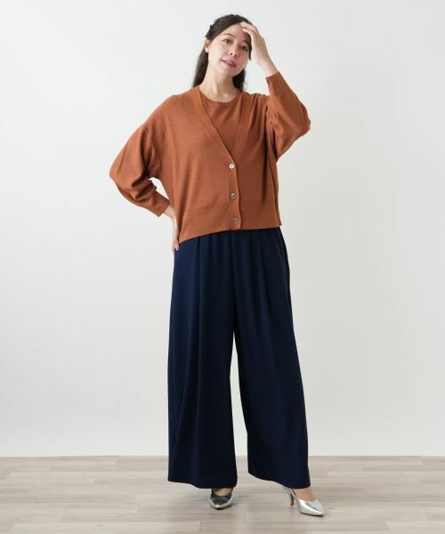 Leilian PLUS HOUSE / レリアンプラスハウス カーディガン・ボレロ | スパンコールカーディガン【BOURGE】 | 詳細1