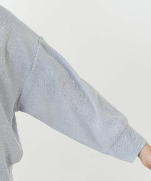 Leilian PLUS HOUSE / レリアンプラスハウス カーディガン・ボレロ | スパンコールカーディガン【BOURGE】 | 詳細15