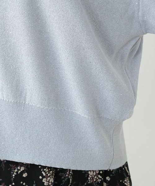 Leilian PLUS HOUSE / レリアンプラスハウス カーディガン・ボレロ | スパンコールカーディガン【BOURGE】 | 詳細16