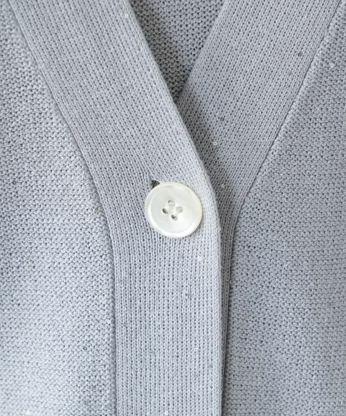 Leilian PLUS HOUSE / レリアンプラスハウス カーディガン・ボレロ | スパンコールカーディガン【BOURGE】 | 詳細17
