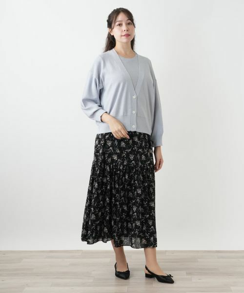 Leilian PLUS HOUSE / レリアンプラスハウス カーディガン・ボレロ | スパンコールカーディガン【BOURGE】 | 詳細7