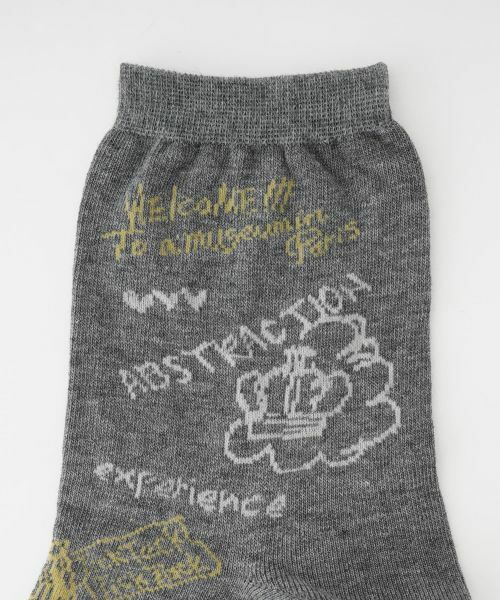 Leilian PLUS HOUSE / レリアンプラスハウス ソックス | イラスト柄ショートソックス | 詳細1