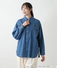 Leilian PLUS HOUSE / レリアンプラスハウス シャツ・ブラウス | 羽織ブラウス【L JEANS】