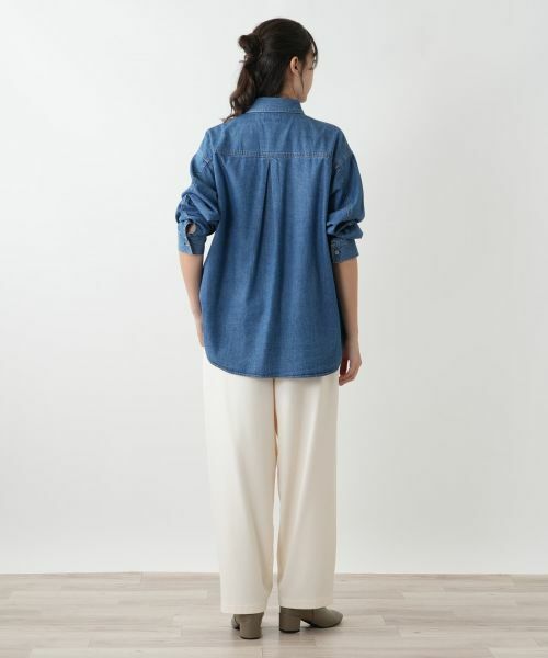 Leilian PLUS HOUSE / レリアンプラスハウス シャツ・ブラウス | 羽織ブラウス【L JEANS】 | 詳細3