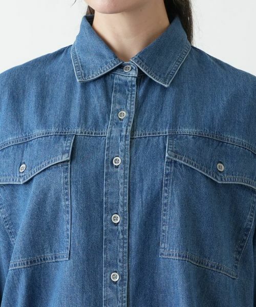 Leilian PLUS HOUSE / レリアンプラスハウス シャツ・ブラウス | 羽織ブラウス【L JEANS】 | 詳細7