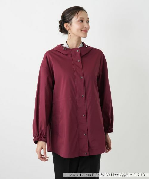 Leilian PLUS HOUSE/レリアンプラスハウス ジャケット ボルドー 17+ Leilian PLUS HOUSE/レリアンプラスハウス ジャケット ボルドー 17+
