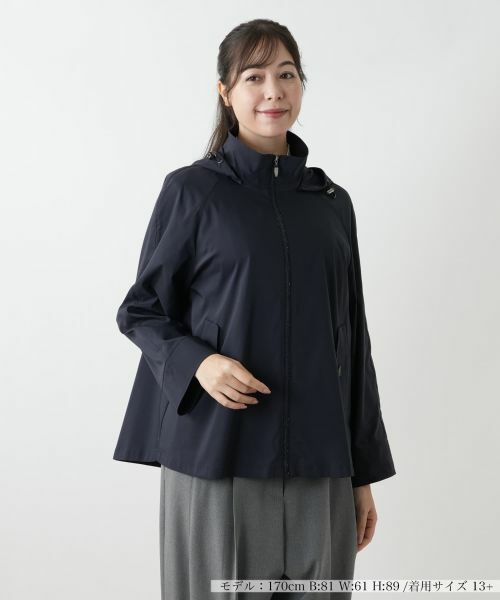 Leilian PLUS HOUSE/レリアンプラスハウス ジャケット ネイビー 13+ Leilian PLUS HOUSE/レリアンプラスハウス ジャケット ネイビー 13+