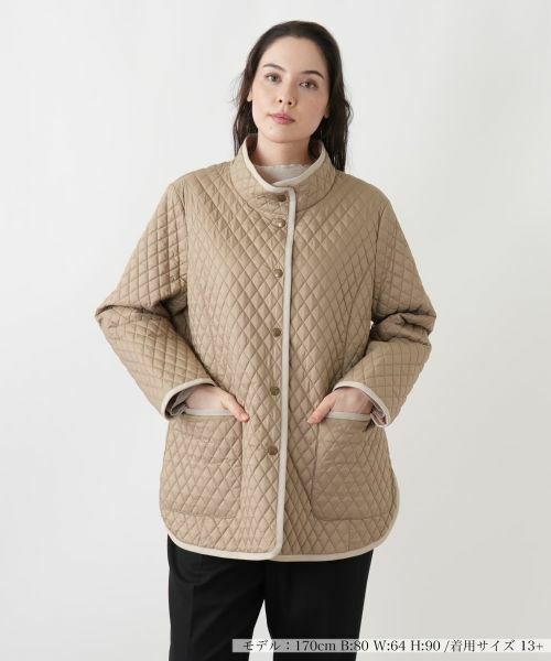 Leilian PLUS HOUSE/レリアンプラスハウス ジャケット モカ 17+ Leilian PLUS HOUSE/レリアンプラスハウス ジャケット モカ 17+