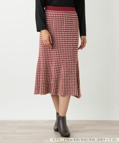 Leilian PLUS HOUSE / レリアンプラスハウス ミニ・ひざ丈スカート | スカート【BOURGE】