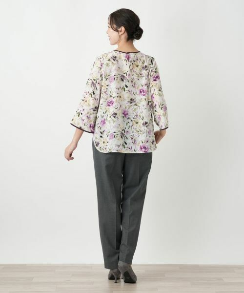 Leilian PLUS HOUSE / レリアンプラスハウス シャツ・ブラウス | 花柄ブラウス【Leilian WHITE LABEL】 | 詳細6