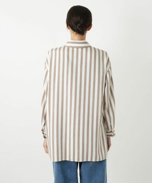 Leilian PLUS HOUSE / レリアンプラスハウス シャツ・ブラウス | ストライプ柄シャツブラウス【プラス企画】 | 詳細6
