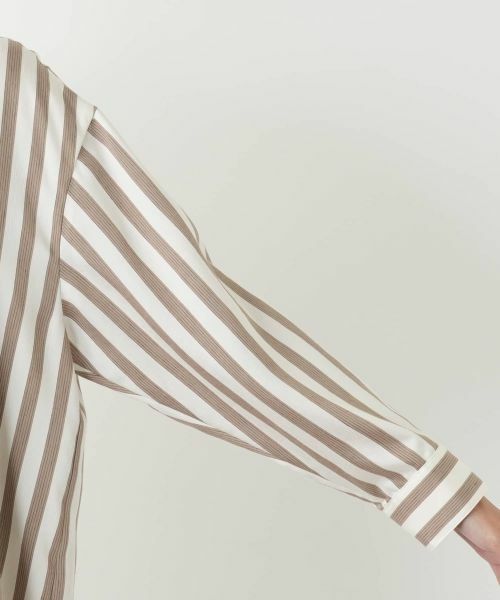 Leilian PLUS HOUSE / レリアンプラスハウス シャツ・ブラウス | ストライプ柄シャツブラウス【プラス企画】 | 詳細9
