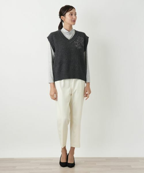 Leilian PLUS HOUSE / レリアンプラスハウス テーラードジャケット | ベスト【CORSINI & PROTI】 | 詳細1