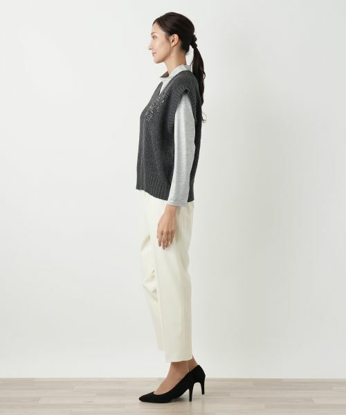 Leilian PLUS HOUSE / レリアンプラスハウス テーラードジャケット | ベスト【CORSINI & PROTI】 | 詳細2