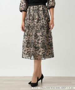 Leilian PLUS HOUSE / レリアンプラスハウス ミニ・ひざ丈スカート | スカート【BOURGE】