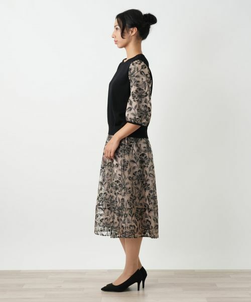 Leilian PLUS HOUSE / レリアンプラスハウス ミニ・ひざ丈スカート | スカート【BOURGE】 | 詳細2