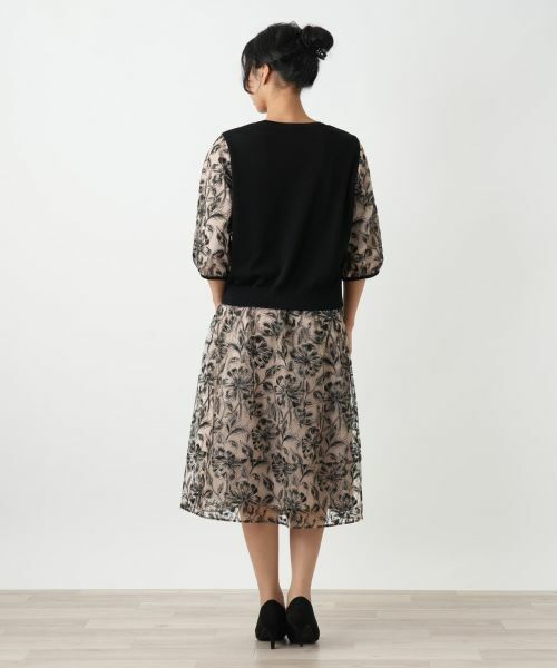 Leilian PLUS HOUSE / レリアンプラスハウス ミニ・ひざ丈スカート | スカート【BOURGE】 | 詳細3