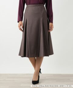 Leilian PLUS HOUSE / レリアンプラスハウス ミニ・ひざ丈スカート | フレアスカート【BOURGE】