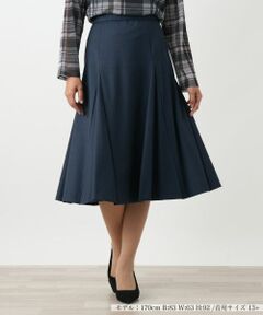 Leilian PLUS HOUSE / レリアンプラスハウス ミニ・ひざ丈スカート | フレアスカート【BOURGE】