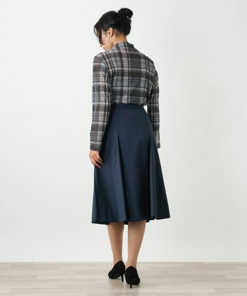 Leilian PLUS HOUSE / レリアンプラスハウス ミニ・ひざ丈スカート | フレアスカート【BOURGE】 | 詳細6