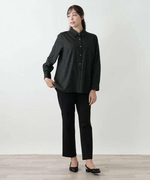 Leilian PLUS HOUSE / レリアンプラスハウス シャツ・ブラウス | 【ウォッシャブル】シャツブラウス【Leilian WHITE LABEL】 | 詳細1