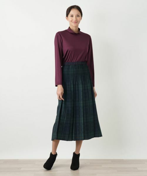 Leilian PLUS HOUSE / レリアンプラスハウス ミニ・ひざ丈スカート | スカート【Leilian WHITE LABEL】 | 詳細1