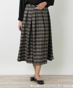 Leilian PLUS HOUSE / レリアンプラスハウス ミニ・ひざ丈スカート | フレアスカート【Leilian WHITE LABEL】