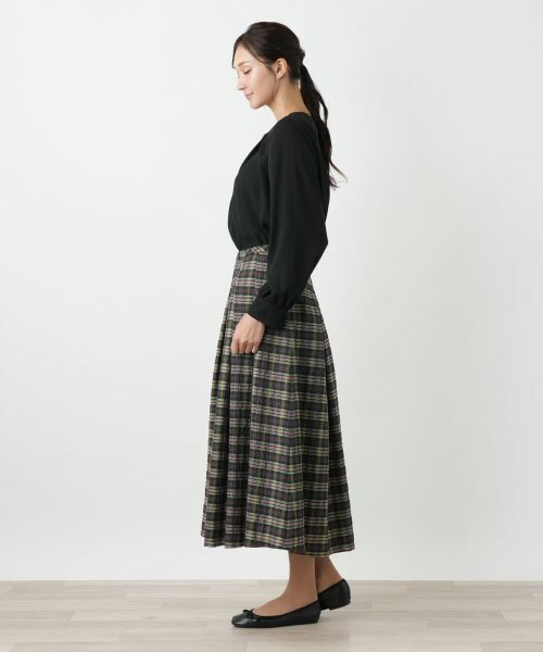 Leilian PLUS HOUSE / レリアンプラスハウス ミニ・ひざ丈スカート | フレアスカート【Leilian WHITE LABEL】 | 詳細2