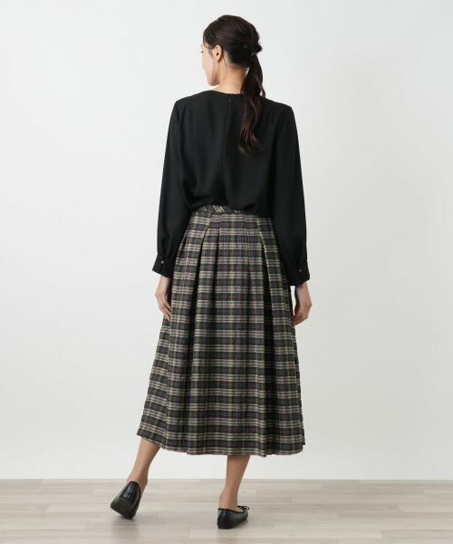 Leilian PLUS HOUSE / レリアンプラスハウス ミニ・ひざ丈スカート | フレアスカート【Leilian WHITE LABEL】 | 詳細3