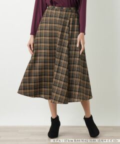 Leilian PLUS HOUSE / レリアンプラスハウス ミニ・ひざ丈スカート | フレアスカート