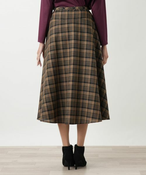 Leilian PLUS HOUSE / レリアンプラスハウス ミニ・ひざ丈スカート | フレアスカート | 詳細6