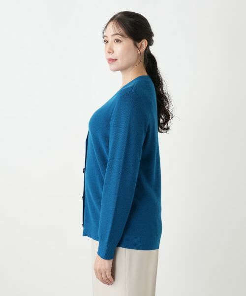 Leilian PLUS HOUSE / レリアンプラスハウス カーディガン・ボレロ | Vネックニットカーディガン | 詳細11