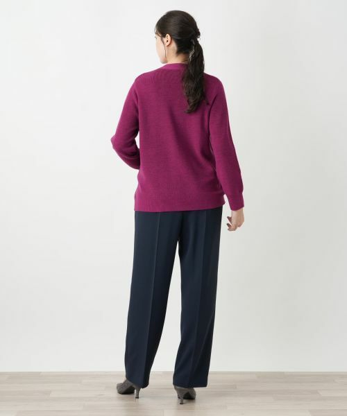 Leilian PLUS HOUSE / レリアンプラスハウス カーディガン・ボレロ | Vネックニットカーディガン | 詳細3