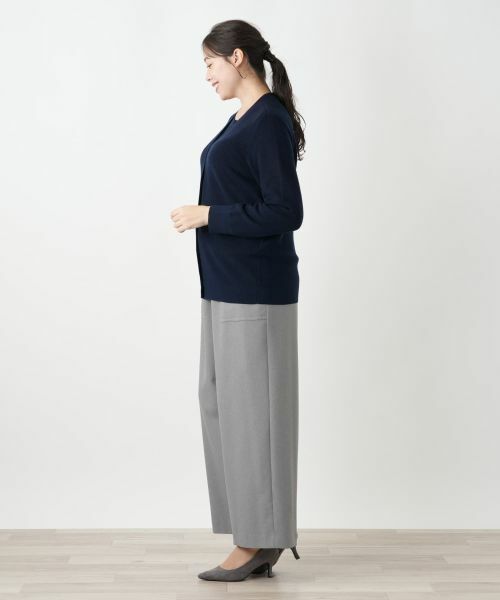 Leilian PLUS HOUSE / レリアンプラスハウス カーディガン・ボレロ | Vネックニットカーディガン | 詳細5