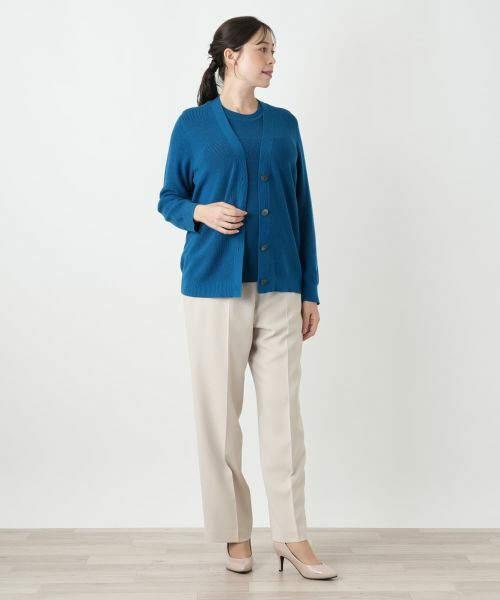 Leilian PLUS HOUSE / レリアンプラスハウス カーディガン・ボレロ | Vネックニットカーディガン | 詳細7
