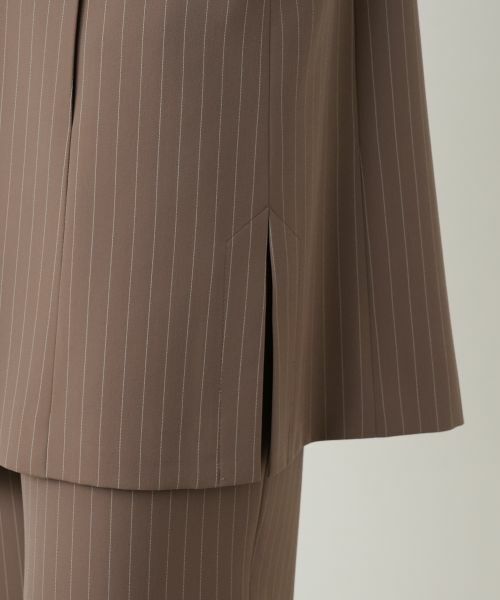 Leilian PLUS HOUSE / レリアンプラスハウス テーラードジャケット | ピンストライプロングジレ | 詳細14