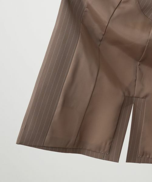 Leilian PLUS HOUSE / レリアンプラスハウス テーラードジャケット | ピンストライプロングジレ | 詳細16