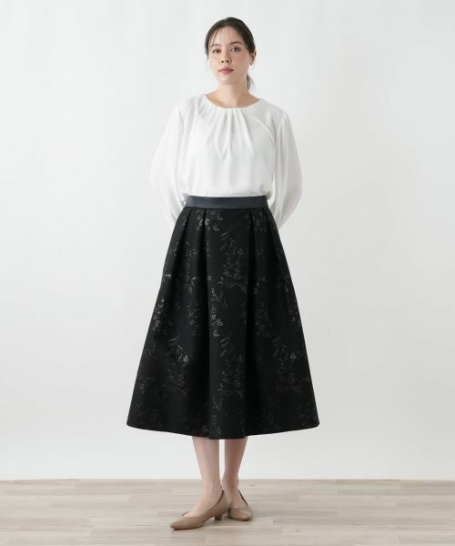 Leilian PLUS HOUSE / レリアンプラスハウス ミニ・ひざ丈スカート | スカート【セレモニー】 | 詳細1