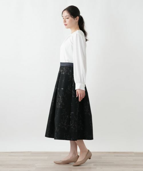 Leilian PLUS HOUSE / レリアンプラスハウス ミニ・ひざ丈スカート | スカート【セレモニー】 | 詳細2