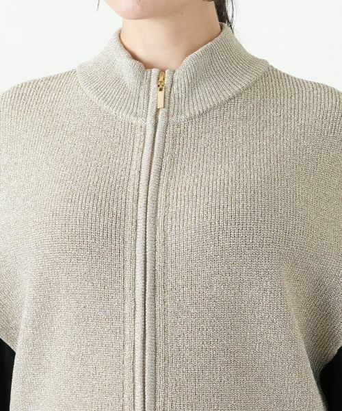Leilian PLUS HOUSE / レリアンプラスハウス テーラードジャケット | ニットジップアップベスト | 詳細10