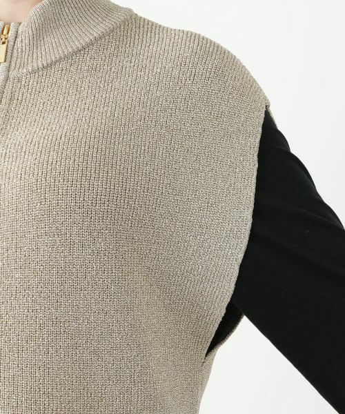 Leilian PLUS HOUSE / レリアンプラスハウス テーラードジャケット | ニットジップアップベスト | 詳細13