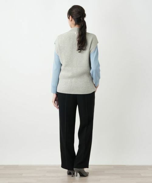 Leilian PLUS HOUSE / レリアンプラスハウス テーラードジャケット | ニットジップアップベスト | 詳細3